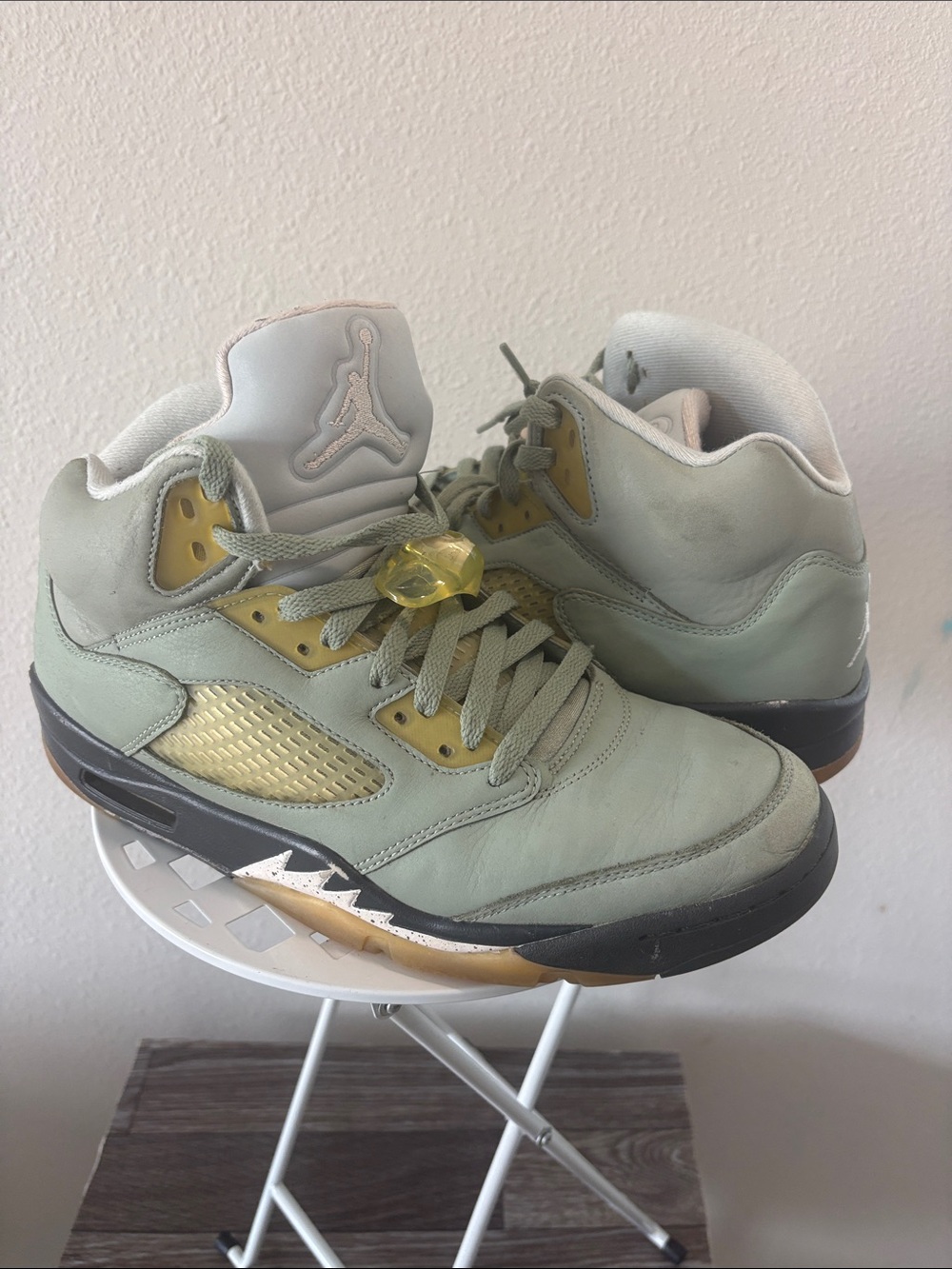 Nike Air Jordan 5 Retro Jade Horizon Green Gum Sneakers Men’s Size 11 Used